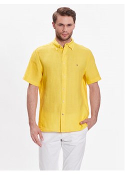 Tommy Hilfiger Koszula Pigment Dyed MW0MW30916 Żółty Regular Fit ze sklepu MODIVO w kategorii Koszule męskie - zdjęcie 169342103