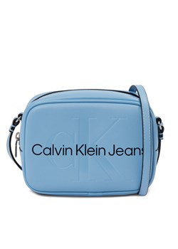 Torebka Calvin Klein Jeans Sculpted Camera Bag18 Mono K60K610275 Granatowy ze sklepu eobuwie.pl w kategorii Listonoszki - zdjęcie 169368994
