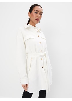 Mohito - Koszulowa sukienka mini - biały ze sklepu Mohito w kategorii Koszule damskie - zdjęcie 169374310