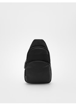 Reserved - Plecak z łączonych materiałów - czarny ze sklepu Reserved w kategorii Plecaki - zdjęcie 169389080