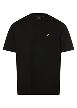 Lyle & Scott Koszulka męska Mężczyźni Bawełna czarny jednolity ze sklepu vangraaf w kategorii T-shirty męskie - zdjęcie 169389512