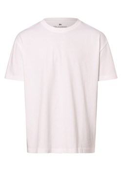 Nils Sundström Koszulka męska Mężczyźni Bawełna biały jednolity ze sklepu vangraaf w kategorii T-shirty męskie - zdjęcie 169389514
