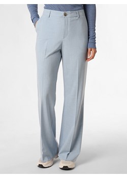 MOS MOSH Spodnie - MMRhys Kobiety jasnoniebieski jednolity ze sklepu vangraaf w kategorii Spodnie damskie - zdjęcie 169389540