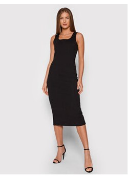 Armani Exchange Sukienka dzianinowa 8NYACE YJB7Z 1200 Czarny Slim Fit ze sklepu MODIVO w kategorii Sukienki - zdjęcie 169390224