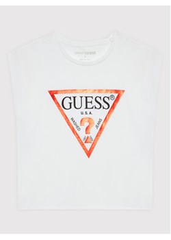 Guess T-Shirt J81I15 J1311 Biały Regular Fit ze sklepu MODIVO w kategorii T-shirty chłopięce - zdjęcie 169390250