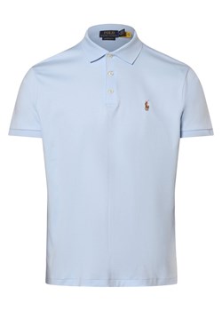 Polo Ralph Lauren Męska koszulka polo Mężczyźni Bawełna jasnoniebieski jednolity ze sklepu vangraaf w kategorii T-shirty męskie - zdjęcie 169391124