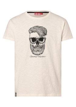 Derbe Koszulka męska Mężczyźni Bawełna écru nadruk ze sklepu vangraaf w kategorii T-shirty męskie - zdjęcie 169391142