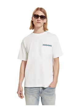 Scotch &amp; Soda Koszulka w kolorze białym ze sklepu Limango Polska w kategorii T-shirty męskie - zdjęcie 169393114