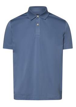 Marc O'Polo Męska koszulka polo Mężczyźni Bawełna niebieski jednolity ze sklepu vangraaf w kategorii T-shirty męskie - zdjęcie 169394492