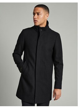 Matinique Płaszcz wełniany Harvey 30203845 Czarny Regular Fit ze sklepu MODIVO w kategorii Płaszcze męskie - zdjęcie 169402394
