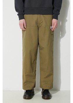 Human Made spodnie bawełniane Military Easy kolor zielony w fasonie cargo HM26PT014 ze sklepu PRM w kategorii Spodnie męskie - zdjęcie 169412381