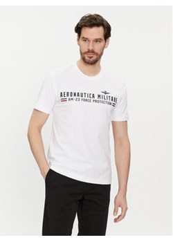 Aeronautica Militare T-Shirt 241TS1942J538 Biały Regular Fit ze sklepu MODIVO w kategorii T-shirty męskie - zdjęcie 169413583