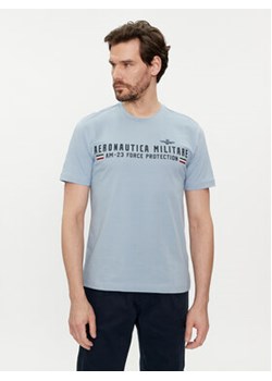 Aeronautica Militare T-Shirt 241TS1942J538 Niebieski Regular Fit ze sklepu MODIVO w kategorii T-shirty męskie - zdjęcie 169413601