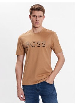 Boss T-Shirt 50481611 Beżowy Regular Fit ze sklepu MODIVO w kategorii T-shirty męskie - zdjęcie 169413860