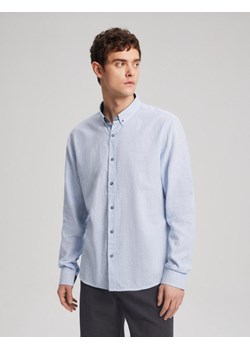 Koszula PRM LINENS Biały-Niebieski M ze sklepu Diverse w kategorii Koszule męskie - zdjęcie 169414563
