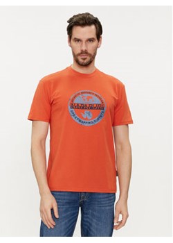Napapijri T-Shirt S-Bollo NP0A4H9K Pomarańczowy Regular Fit ze sklepu MODIVO w kategorii T-shirty męskie - zdjęcie 169416583