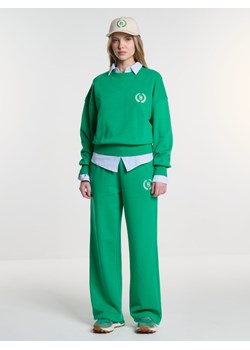 Spodnie damskie dresowe z prostą nogawką zielone Pekina 301/ Springa 301 ze sklepu Big Star w kategorii Spodnie damskie - zdjęcie 169416953
