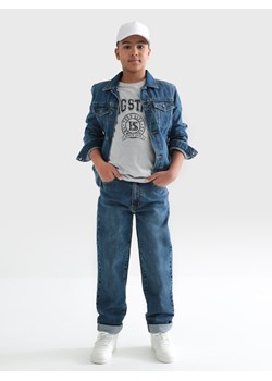 Jeansy chłopięce o luźnym kroju granatowe Isaam 482 ze sklepu Big Star w kategorii Spodnie chłopięce - zdjęcie 169418212