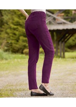Wygodne spodnie welurowe ze stretchem ze sklepu Atlas For Men w kategorii Spodnie damskie - zdjęcie 169418942