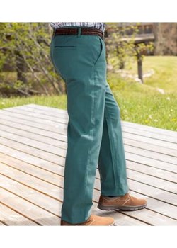 Niebieskie spodnie chino ze stretchem ze sklepu Atlas For Men w kategorii Spodnie męskie - zdjęcie 169419014