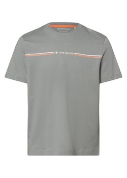 Tom Tailor Koszulka męska Mężczyźni Bawełna szary jednolity ze sklepu vangraaf w kategorii T-shirty męskie - zdjęcie 169421292