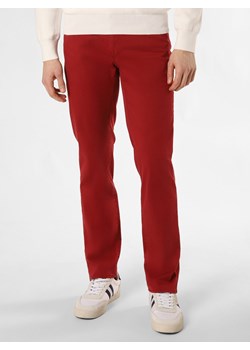 BRAX Spodnie - Cadiz Mężczyźni Bawełna bordowy jednolity ze sklepu vangraaf w kategorii Spodnie męskie - zdjęcie 169421314