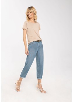 Spodnie jeansowe damskie, Mom Fit, D-TELLSY ze sklepu Volcano.pl w kategorii Jeansy damskie - zdjęcie 169421833