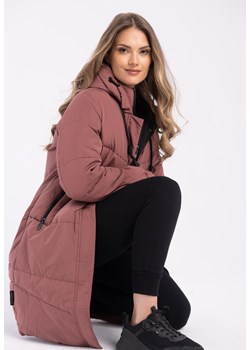Długi, pikowany płaszcz J-DIA ze sklepu Volcano.pl w kategorii Płaszcze damskie - zdjęcie 169421923