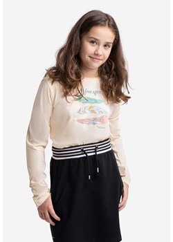 Koszulka dziewczęca z bawełny organicznej L-BOHO JUNIOR ze sklepu Volcano.pl w kategorii Bluzki dziewczęce - zdjęcie 169422043