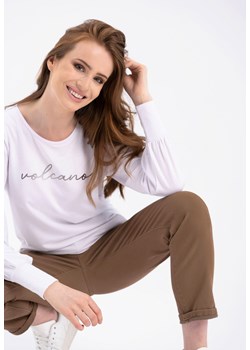 Biała luźna bluzka damska L-DIA ze sklepu Volcano.pl w kategorii Bluzki damskie - zdjęcie 169422050