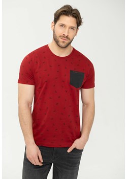 Koszulka męska wzorzysta z kieszonką T-SAILING ze sklepu Volcano.pl w kategorii T-shirty męskie - zdjęcie 169422492