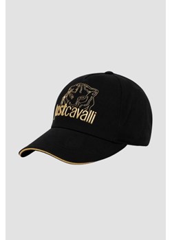 JUST CAVALLI Czarna czapka Institutional Logo ze sklepu outfit.pl w kategorii Czapki z daszkiem męskie - zdjęcie 169425244