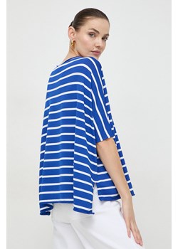 Liviana Conti t-shirt kolor niebieski ze sklepu ANSWEAR.com w kategorii Bluzki damskie - zdjęcie 169427010