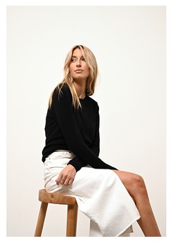 Just Cashmere Kaszmirowy sweter &quot;Vivian&quot; w kolorze czarnym ze sklepu Limango Polska w kategorii Swetry damskie - zdjęcie 169427583
