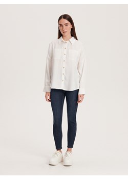 Reserved - Koszula z lyocellu - złamana biel ze sklepu Reserved w kategorii Koszule damskie - zdjęcie 169428232