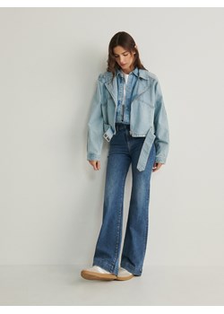 Reserved - Jeansy bootcut - niebieski ze sklepu Reserved w kategorii Jeansy damskie - zdjęcie 169429221