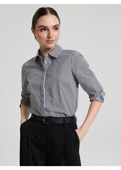Sinsay - Koszula bawełniana - czarny ze sklepu Sinsay w kategorii Koszule damskie - zdjęcie 169430273