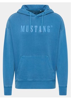Mustang Bluza Eden 1014786 Niebieski Regular Fit ze sklepu MODIVO w kategorii Bluzy męskie - zdjęcie 169438822