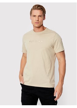 Guess T-Shirt M2BP47 K7HD0 Beżowy Regular Fit ze sklepu MODIVO w kategorii T-shirty męskie - zdjęcie 169439051