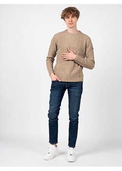 Pepe Jeans Sweter "New Jules" | PM702278 | New Jules | Mężczyzna | Piaskowy, Beżowy ze sklepu ubierzsie.com w kategorii Swetry męskie - zdjęcie 169441192