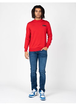 Plein Sport Sweter | MLPS90352 | Mężczyzna | Czerwony ze sklepu ubierzsie.com w kategorii Swetry męskie - zdjęcie 169441381