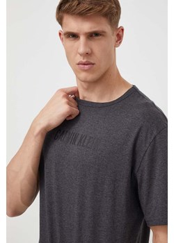 Calvin Klein Underwear t-shirt bawełniany lounge kolor szary z nadrukiem ze sklepu ANSWEAR.com w kategorii T-shirty męskie - zdjęcie 169443221