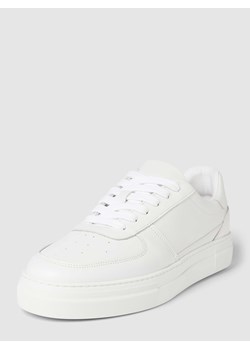 Sneakersy skórzane w jednolitym kolorze model ‘HARALD’ ze sklepu Peek&Cloppenburg  w kategorii Buty sportowe męskie - zdjęcie 169443344