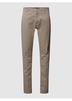 Chinosy z wpuszczanymi kieszeniami w stylu francuskim model ‘NATAN’ ze sklepu Peek&Cloppenburg  w kategorii Spodnie męskie - zdjęcie 169443500