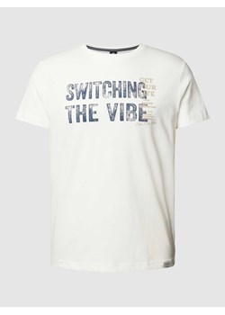 T-shirt z nadrukiem ze sloganem ze sklepu Peek&Cloppenburg  w kategorii T-shirty męskie - zdjęcie 169443502