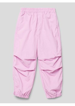 Spodnie materiałowe o kroju slim fit z elastycznym pasem ze sklepu Peek&Cloppenburg  w kategorii Spodnie dziewczęce - zdjęcie 169443693