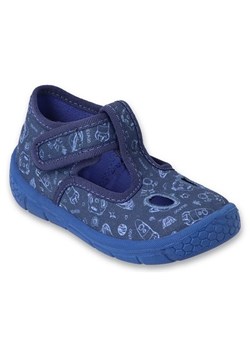 Befado  obuwie dziecięce 630P011 niebieskie ze sklepu ButyModne.pl w kategorii Kapcie dziecięce - zdjęcie 169445822