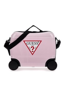 Guess Walizka dziecięca H3GZ04 WFGY0 Różowy ze sklepu MODIVO w kategorii Torby i walizki dziecięce - zdjęcie 169450104