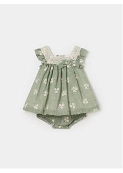 Mayoral Sukienka letnia 1827 Zielony Regular Fit ze sklepu MODIVO w kategorii Sukienki niemowlęce - zdjęcie 169450273