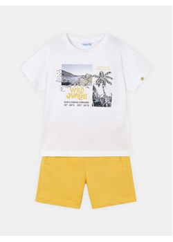 Mayoral Komplet t-shirt i spodenki 3605 Żółty Regular Fit ze sklepu MODIVO w kategorii Komplety chłopięce - zdjęcie 169450341